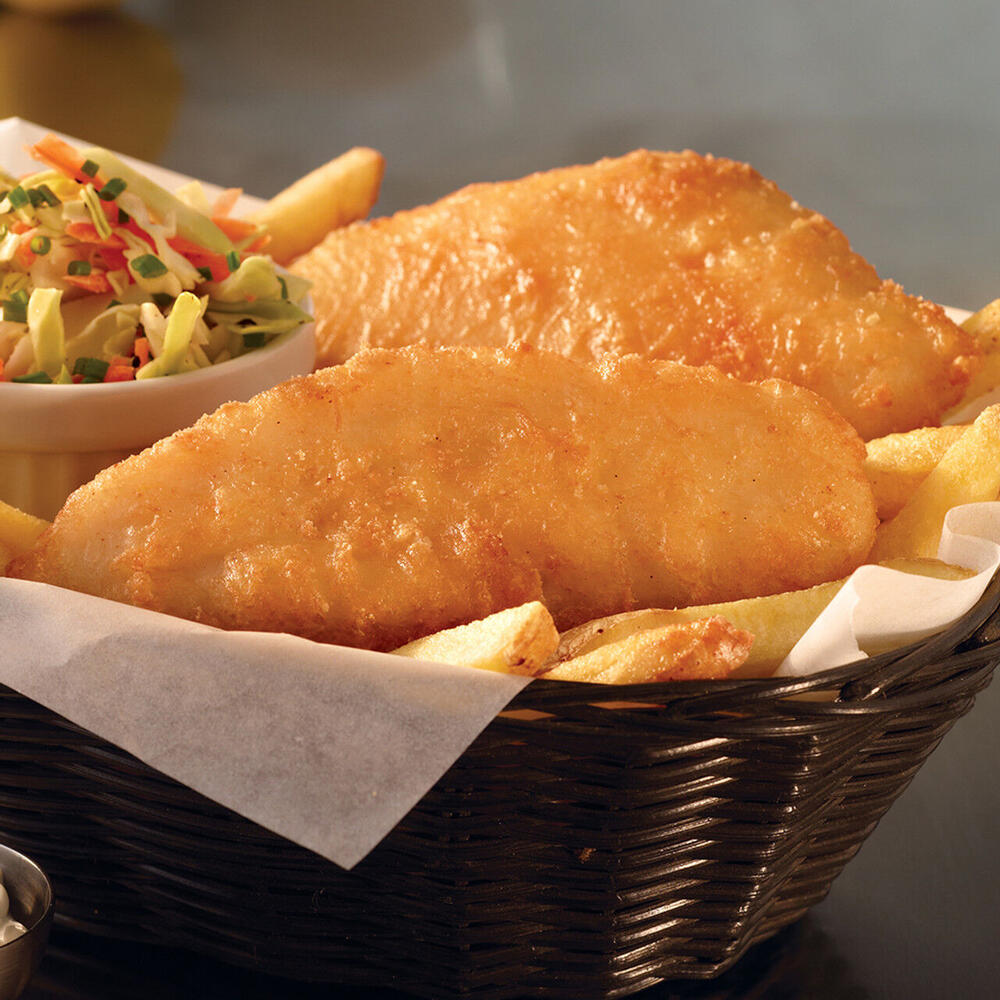 1/2 LB Alaskan Cod Fish Platter